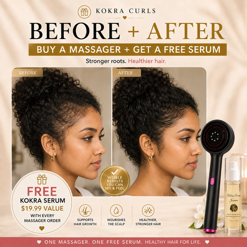 Rechargeable LED Scalp Massager & Serum Applicator